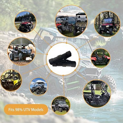 2pcs UTV Roll Bar Grab Handle Grips – Fits Hisun, Massimo, Axis, Coleman, Polaris RZR, Can-Am, Yamaha Rhino, CFMOTO (1.5"-3" Roll Cages)