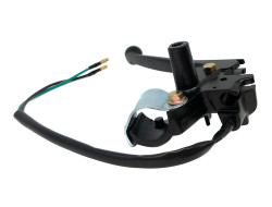 MYK LH Brake Lever Perch with Mirror Mount for Scooters