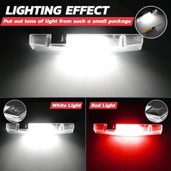 UTV Interior Dome Light Universal Roll Bar Mount LED Light for UTV ATV Polaris RZR Can-Am Ranger Pioneer Talon Yamaha Kawasaki Off Road - White/Green