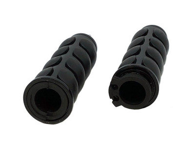 Aftermarket MMG Motorcycle Grip Set | Spike Black (1")