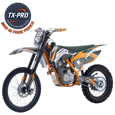 TX-PRO TM33 Dirt Bike Full Size Offroad Delivered Assembled & Tested + $600 Free Perks