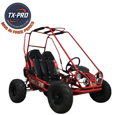 TX-PRO Mini XRX+ (Plus) Assembled version Upgraded Go Kart with Bigger Tires - Delivered Assembled & Tested + $600 Free Perks