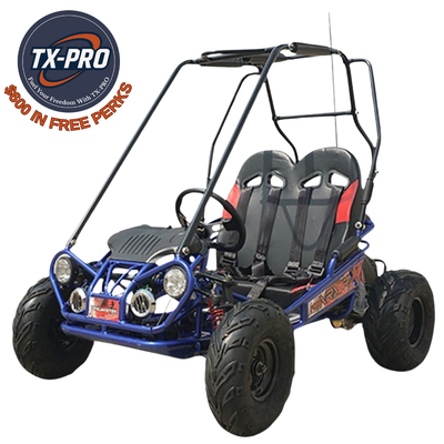 TX-PRO Mini XRX/R+ (Plus) Upgraded Go Kart with Bigger Tires - Delivered Assembled & Tested + $600 Free Perks