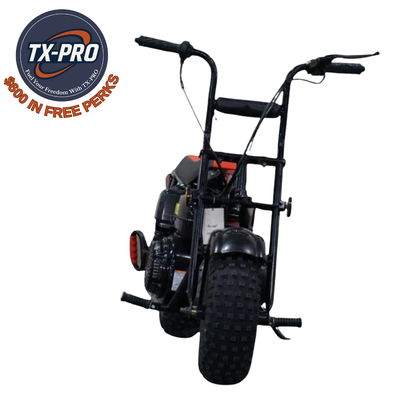 TX-PRO Storm 200 Mini Bike, 196cc, 6.5 HP, Air Cooled - Delivered Assembled & Tested + $600 Free Perks