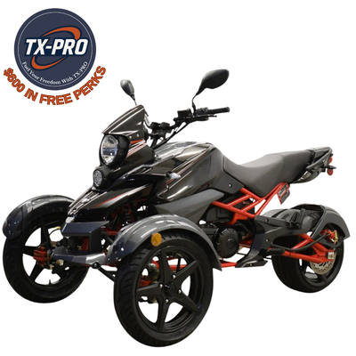 TX-PRO Spider X200 Super Trike, Electric Start, Four Stroke - Delivered Assembled & Tested + $600 Free Perks