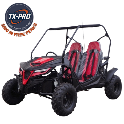 TX-PRO Cheetah 8 Go Kart, 7.5 Hp Ail Cooled Engine Fully Automatic With Reverse - Delivered Assembled & Tested + $600 Free Perks