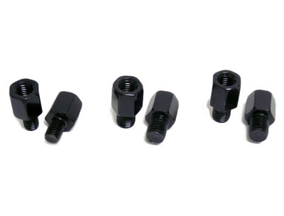 Universal Conversion Kit Screws for 8mm RH/RH Mirrors - Color: BLACK.