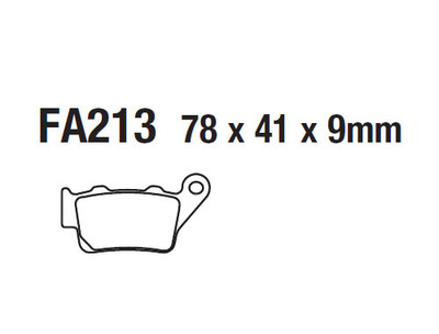 Brake Pads for YAMAHA YW125cc - For Full list of application Click here and Check Fitment
