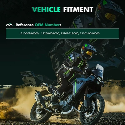 84.5mm 471cc Cylinder Piston Gasket Top End Rebuild Kit fit for HiSun, for MASSIMO, for Coleman, for Supermach ATV 500 2011, for Supermach UTV 500 2011, 12100-F18-0000 12250-004-000