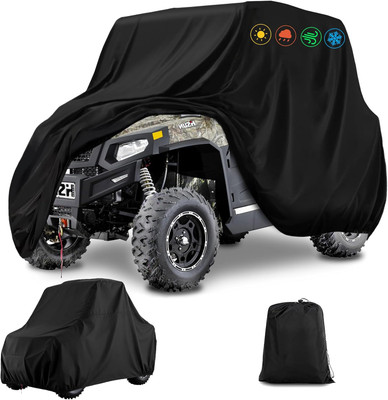 2-3 Seater UTV Cover 420D Waterproof Heavy Duty Oxford Fabric for Hisun Axis Massimo T-Boss 400 450 500 550 700 750, CFMOTO UForce ZForce, Rhino 450 660 700, Windproof Dustproof All-Weather Utility Vehicle Cover