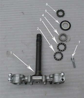 Hawk 250 Steering stem