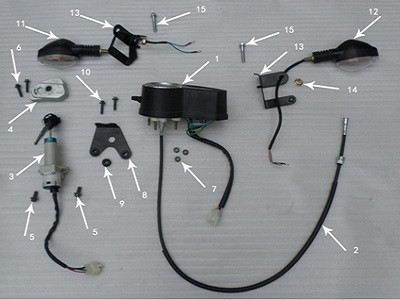Hawk Steering Lock Ignition Switch #3 Image