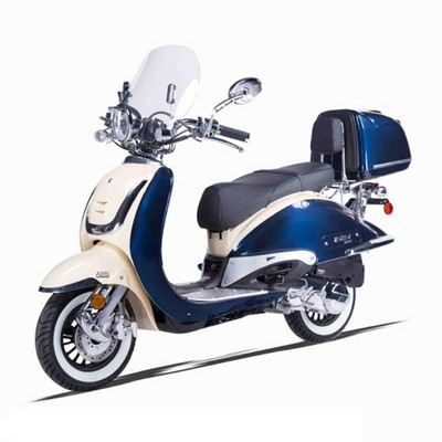 Amigo Avenza 50cc Vespa Clone 2-Tone Scooter - Txpowersports.com