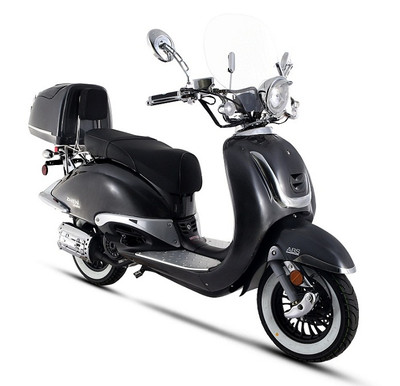 Amigo BLACKOUT SOLID 149cc Street Legal Scooter, 4 Stroke Air Cooled