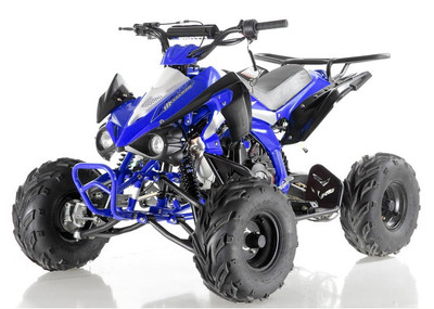 Apollo BLAZER 7 125cc ATV, 7" TIRE, Single Cylinder, Air Cooled, 4 Stroke Blue
