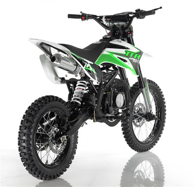 APOLLO DB-X7 125cc (Twin-Spare Tubular Frame) MANUAL SHIFT Dirt Bike, 4 stroke, Single Cylinder -Green