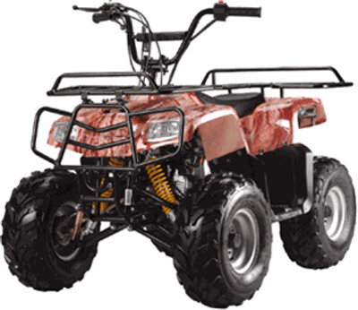 SMALL New ATV 110cc Hanma/110f (ATV 110CC W/ REAR AND FRONT RACK REMOTE KILL AND START & MORE) - BEIGE