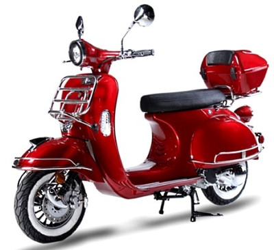 BMS CHELSEA 150 SCOOTER, 4 STROKE - Red