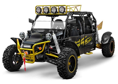 BMS V-TWIN BUGGY 800 PLATINUM 4SEATER, 794CC V-TWIN CYLINDER 4 STROKE WATER COOLED - yellow