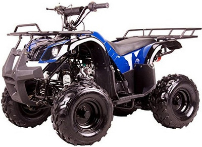 Coolster ATV-3050D Kodiak-Hd 110CC Youth Atv - Big 16" Tires, 110CC Air Cooled, Single Cylinder, 4-Stroke - Fully Assembled and Tested -Blue