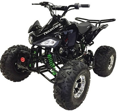 Coolster 3125CX-3 125CC Fully Automatic Mid Size ATV With Aluminum Wheels -Black