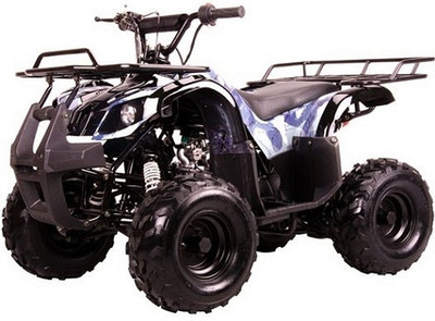 Coolster ATV-3050D Kodiak-Hd 110CC Youth Atv - Big 16" Tires, 110CC Air Cooled, Single Cylinder, 4-Stroke -Spider Blue