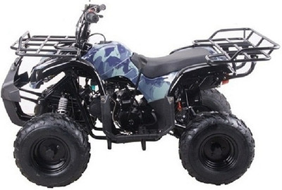 Coolster ATV-3125R KODIAK-HD 125CC ATV with REVERSE Big 16" Tire, 125CC Single Cylinder, 4-Stroke, Air-Cooled -Blue