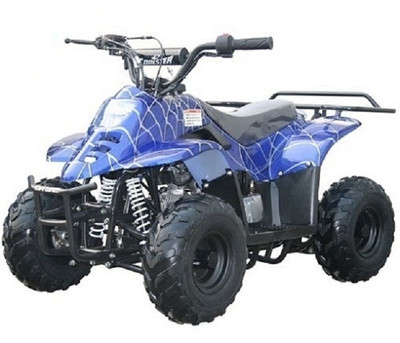 Coolster 3050C-Tumbleweed-Hd Youth Atv, Honda Clone, 110Cc Air Cooled, Single Cylinder, 4-Stroke ATV - Fully Assembled and Tested -Blue