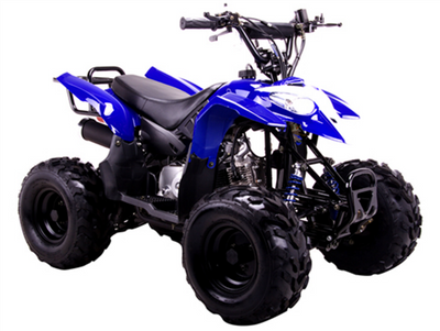 Cougar Cycle RACER PL-110 (110cc) ATV, Single Cylinder, 4 Stroke, OHC -Blue