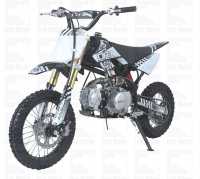ICE BEAR ROOST USD (PAD125-1D) YX 125CC DIRT BIKE, 4-SPEEDS, KICK START -Black