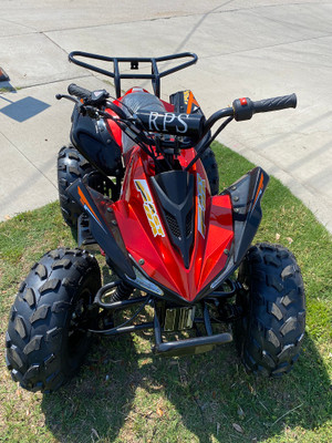 RPS High End JET-9 125cc ATV w/Upgraded Chrome Rims, Single Cylinder, 4 Stroke