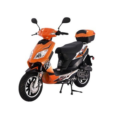 TAOTAO BLADE 50CC FREE MATCHING TRUNK GAS STREET LEGAL SCOOTER - Orange