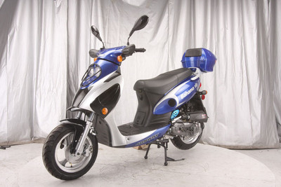 VITACCI BAHAMA 150cc (QT-12A) Scooter, 4 Stroke, Air-Forced Cool,Single Cylinder - Blue
