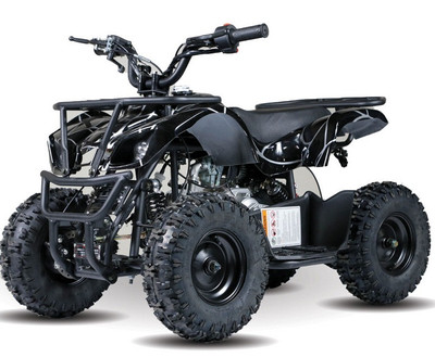 New Vitacci Mini Hunter 60cc ATV, Single Cylinder, 4-Stroke, Air Cooled, Automatic, Electric Start - Fully Assembled and Tested - Black