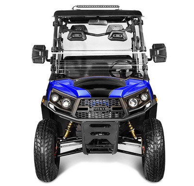 Blue - Vitacci Rover-200 EFI 169cc (Golf Cart) UTV, 4-stroke, Single-cylinder, Oil-cooled Front View