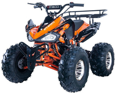 New Vitacci JET-10 DLX 125cc ATV, Alloy Wheels Auto with Reverse -Orange