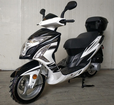 Roketa MC-137-150 Scooter, Eletric & kick start - Black