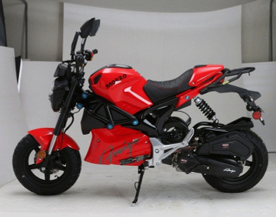 Amigo New 2021 Morro-50 Fully Automatic Street Bike Style Scooter - Side Red