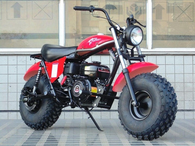 TRAILMASTER MB200-2 MINI BIKE, Air Cooled, Automatic Transmission, Disc Brake System - Fully Assembled and Tested - Red