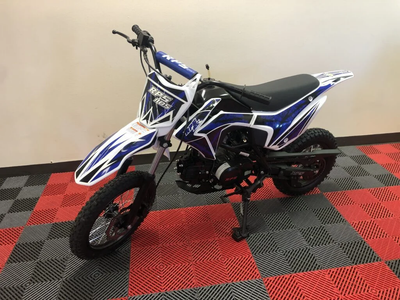 RPS 110S DIRT BIKE  Blue Back View