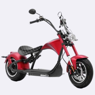 M1P Fat Tire Electric Citycoco Scooter Free shipping from US Warehouse - Red