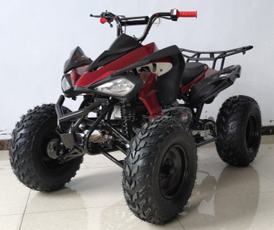 Roketa New ATV-98L-200, 1-Cylinder, 4-Stroke, Air-cooled - Burgundy