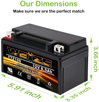 YTZ10S-BS High Performance - Maintenance Free - Sealed AGM