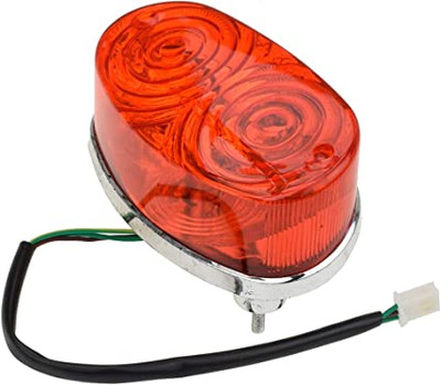 HIAORS 3 Wires Rear Tail Lights for Kids Chinese ATV 50cc 70 90 110 125 150 200 250cc Chinese TaoTao Roketa SunL JCL Coolster 3125 3125B 3125R Quad 4 Wheeler-2