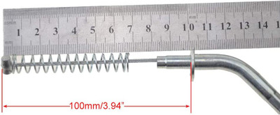 WOOSTAR 39.76" Front Brake Cable with Adjuster Replacement for 50cc 70cc 90cc 110cc 125cc ATV 4 Wheeler Quad Scooter