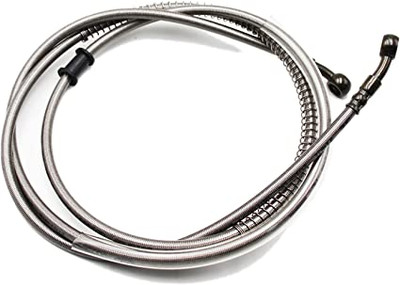 Braided Hydraulic Brake Hose Line Pipeline For Chinese GY6 Scooter ATV Dirt Bike Go Kart 10mm Banjo Ends (70''/175cm)