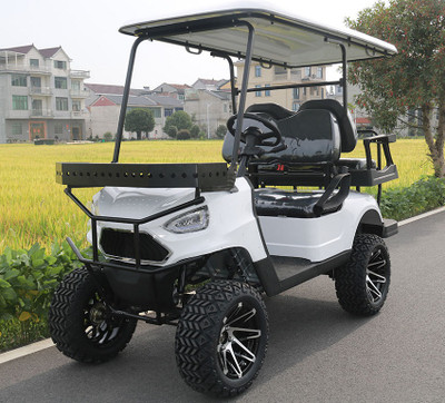 T-40 DLX 4-SEATER UTV, ELECTRIC GOLF CARTS - WHITE