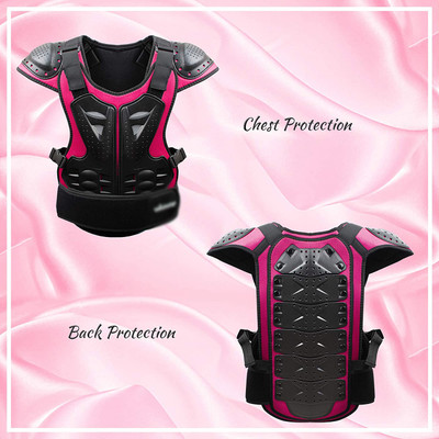 Kids Dirt Bike Body Chest Spine Protector Vest Protective for Dirtbike Motocross ATV MTB 4 Wheeler