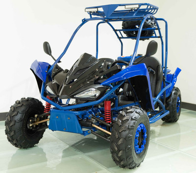 Vitacci Rebel 150cc Off-Road  Go Kart, Single cylinder, forced air cooled, overhead camshaft - Blue