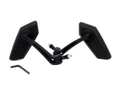 MMG Universal Mirror Set (Black) 10mm RH/RH Thread - Foldable